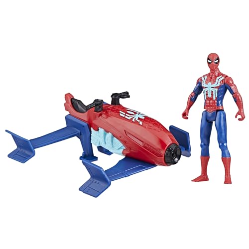 Marvel Epic Hero Series Spider-Man Jet Splasher (czerwony/niebieski)