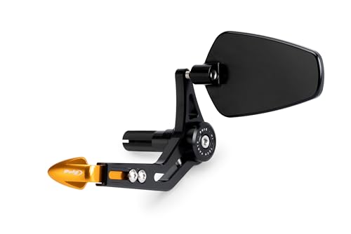 Puig 21441O Osłona sprzęgła z lusterkiem wstecznym Pro Złoto