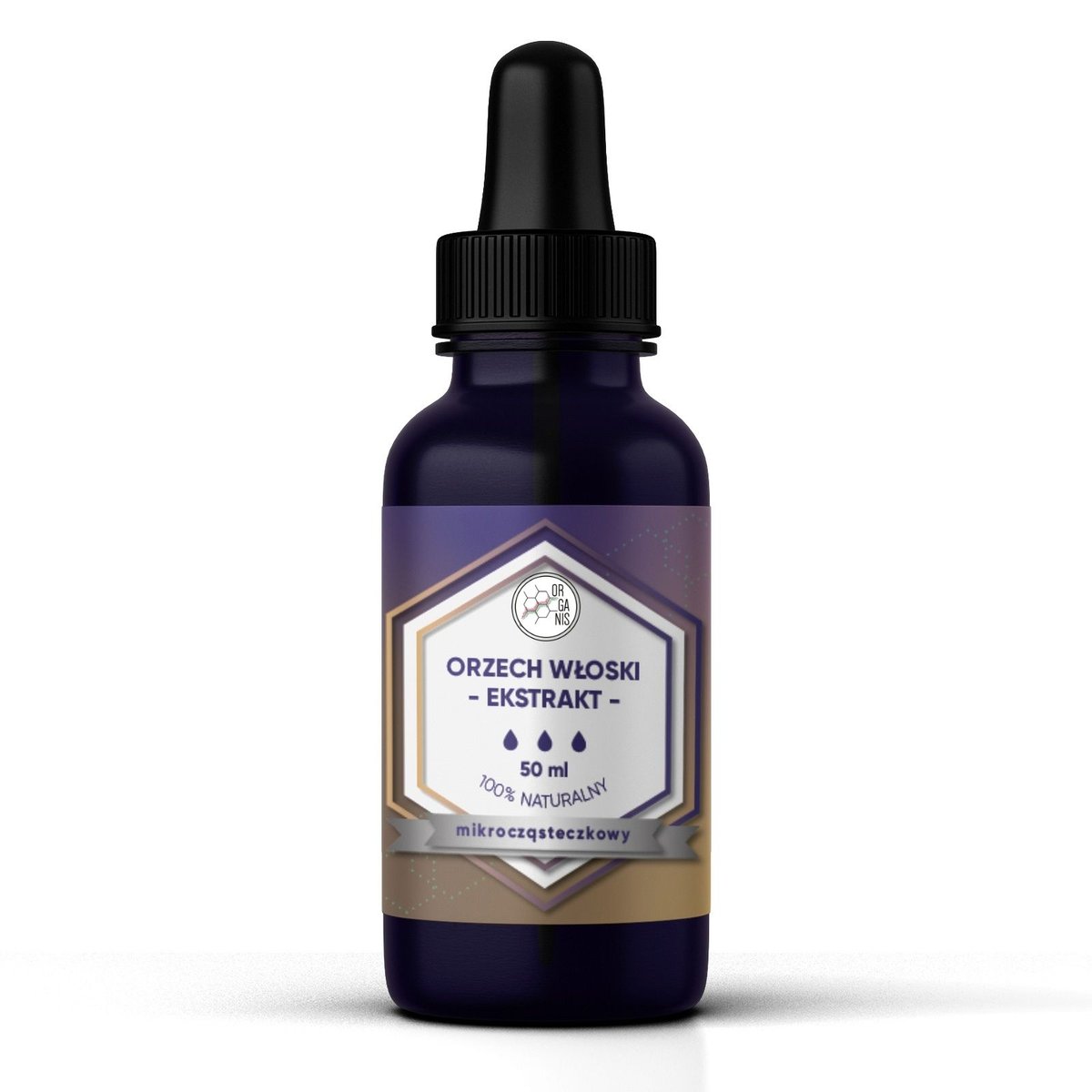 Organis, Orzech Włoski Wyciąg Mikrocząsteczkowy, 50ml