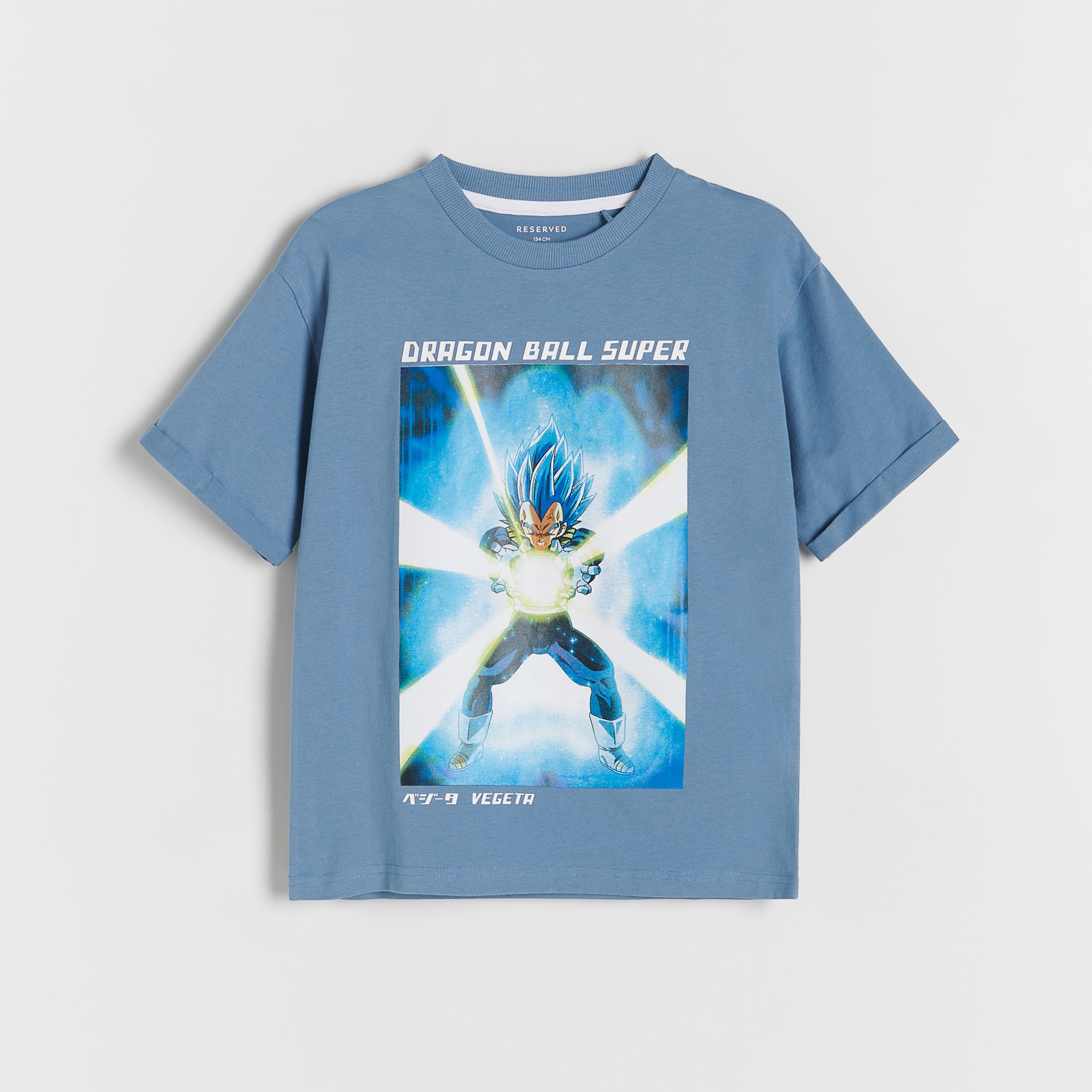 Reserved - Bawełniany t-shirt Dragon Ball - Niebieski