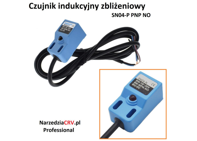 Czujnik indukcyjny zbliżeniowy SN04-P PNP NO