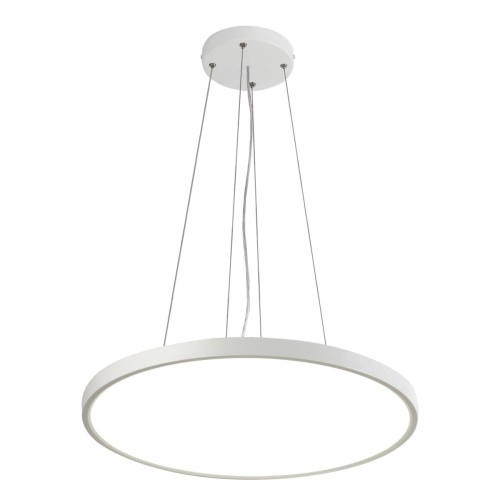 Calvi D40 lampa wisząca 1xLED/32W biała PND-35263-400R-32W-WH