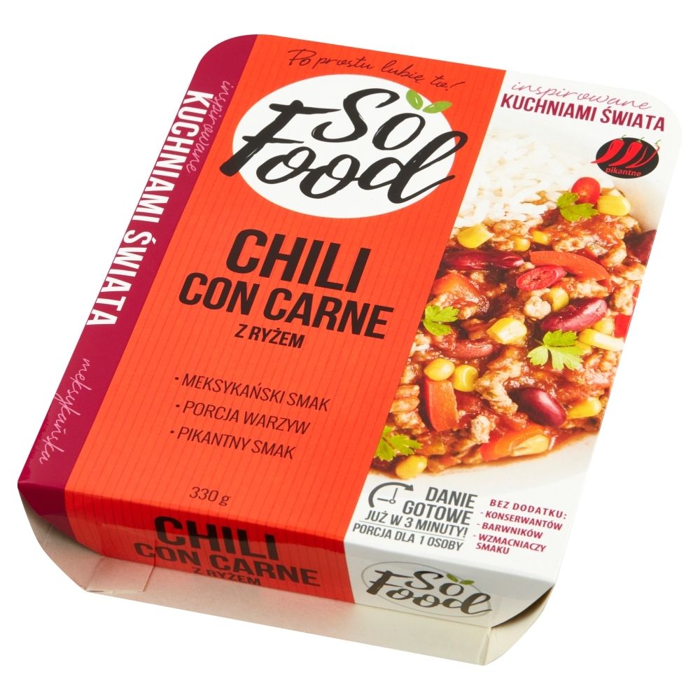 So Food - Chili Con Carne z ryżem