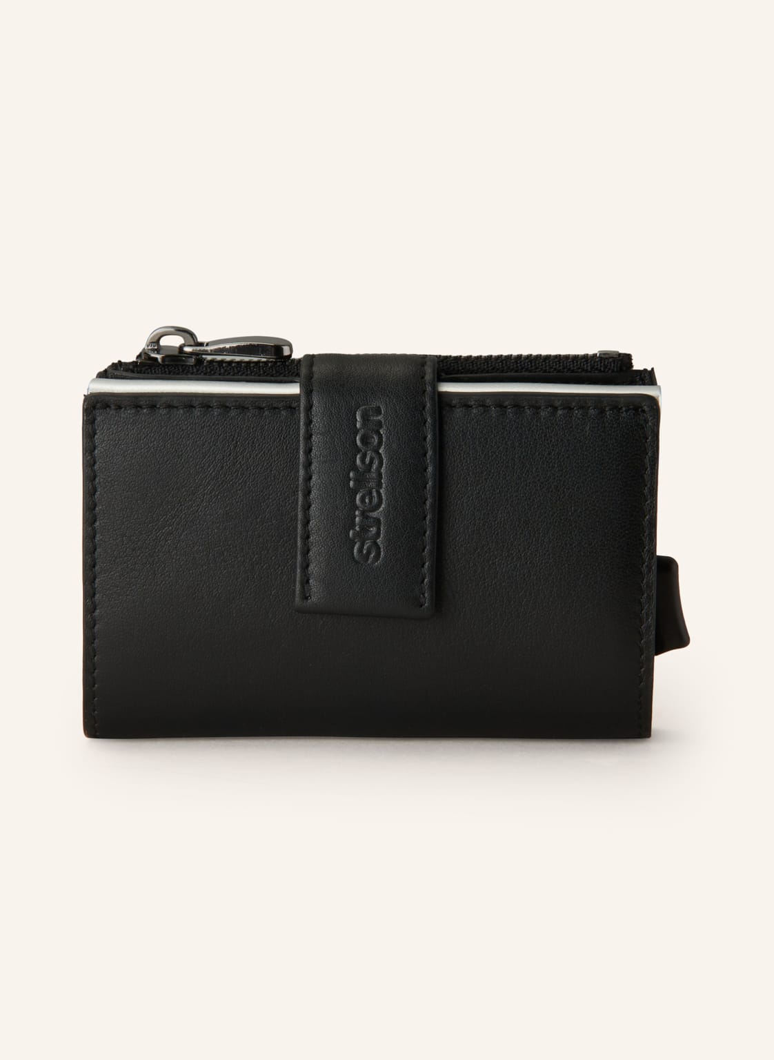 Strellson Etui Na Karty Carter C-Four E-Cage Z Kieszenią Na Monety schwarz