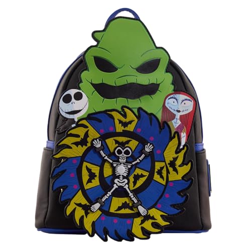 Loungefly - Plecak The Nightmare Before Christmas 30th - Disney - Koszmar przed Bożym Narodzeniem - Ekskluzywny Amazon - Urocza torba kolekcjonerska - Pomysł na prezent - Oficjalny towar - dla