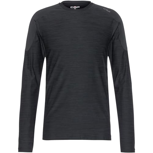 CMP - męska koszulka z długim rękawem, Antracyt Mel, 54