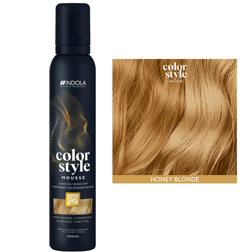 Indola Profession Color Style Mousse, pianka koloryzująca, miodowy blond, 200ml