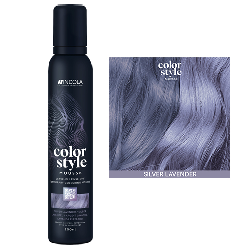 Indola Profession Color Style Mousse, pianka koloryzująca, lawendowy, 200ml