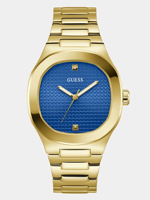 GUESS M Analogowy Zegarek Ze Stali Złoty, Rozmiar T/U