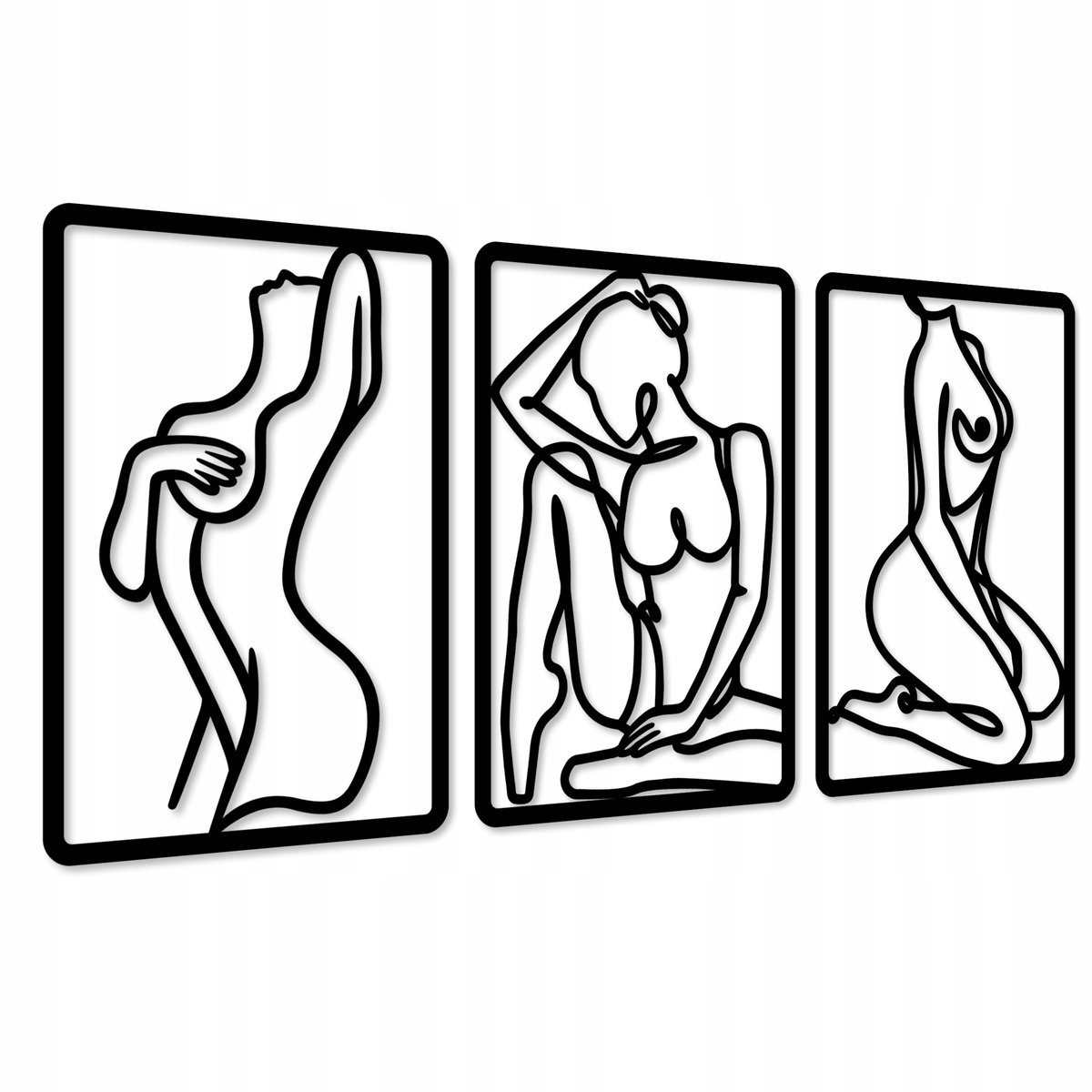 NOWOCZESNE OBRAZY AŻUROWE NA ŚCIANĘ DEKORACJA ŚCIENNA TRYPTYKI DO SALONU XL