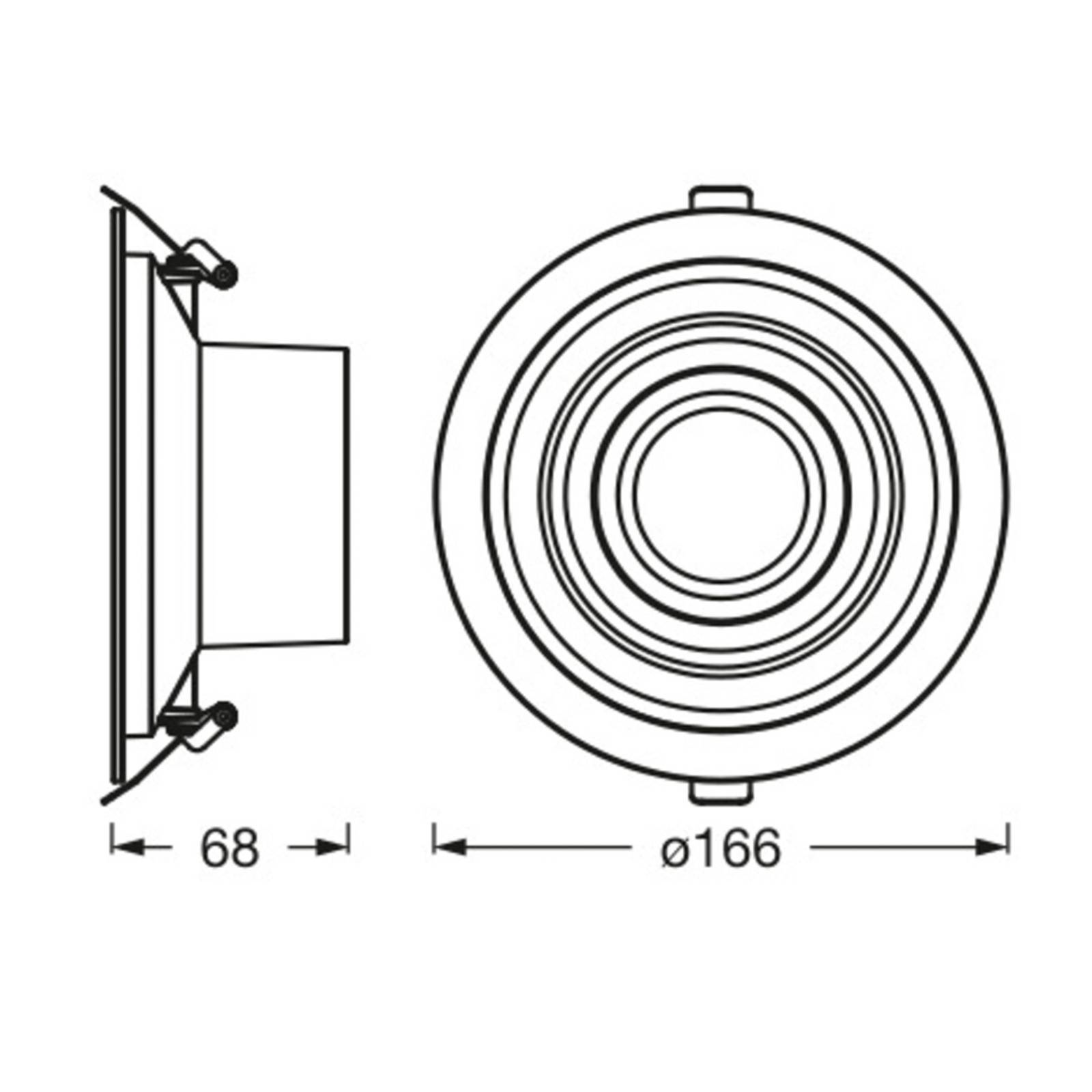 Ledvance Decor Filament Echo downlight LED