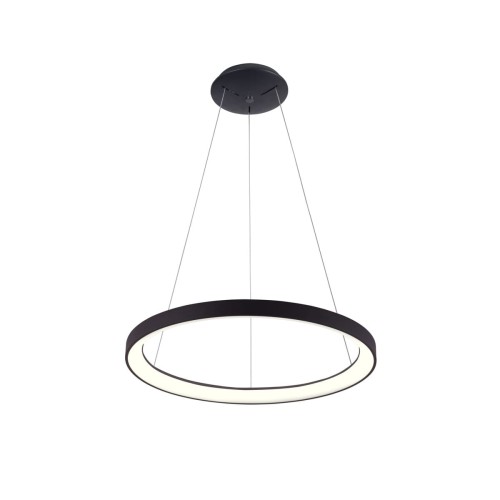 Vico D58 lampa wisząca 1xLED/48W czarna PND-53675-058RPC-BK-3KS4K-TRDIMM