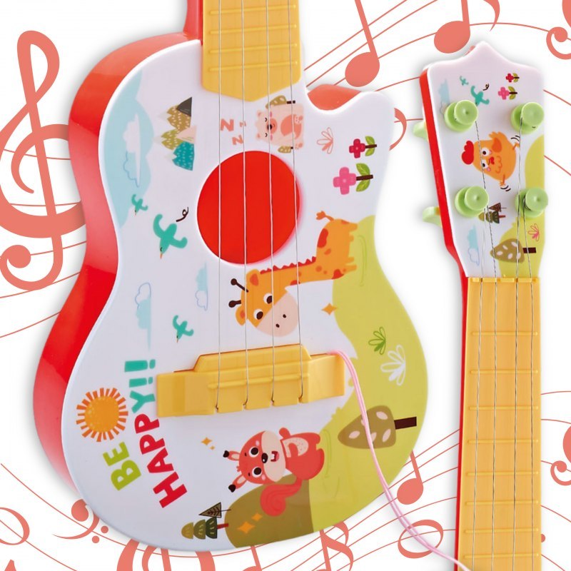 Gitara Akustyczna dla Dzieci Czerwona 43 cm Lumarko!