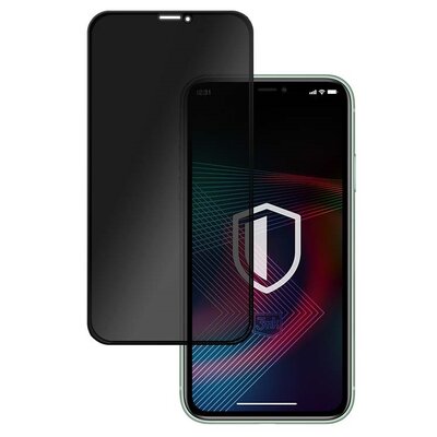 3MK HardGlass Max Privacy Screen protector, Apple, iPhone XS Max, Tempered Glass, Transparent/Black HardGlassMax Privacy iPhone XS M