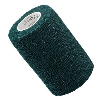 Vitammy Autoband kolor oliwkowy 7,5cm x 450cm Elastyczny bandaż kohezyjny samoprzylepny