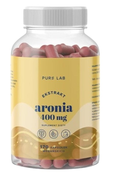 Pure Lab Z Aronii 400 mg Ekstrakt 170 Kapsułek