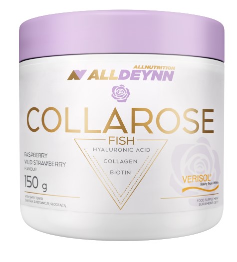 ALLNUTRITION Alldeynn Collarose Fish Kolagen Malina-Poziomka, 150g
