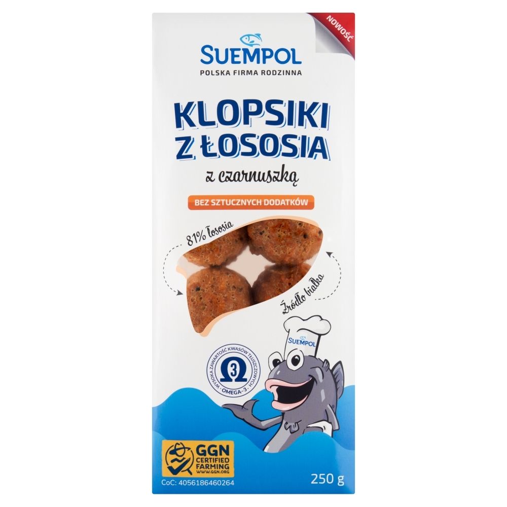 Suempol Klopsiki z łososia z czarnuszką 250 g