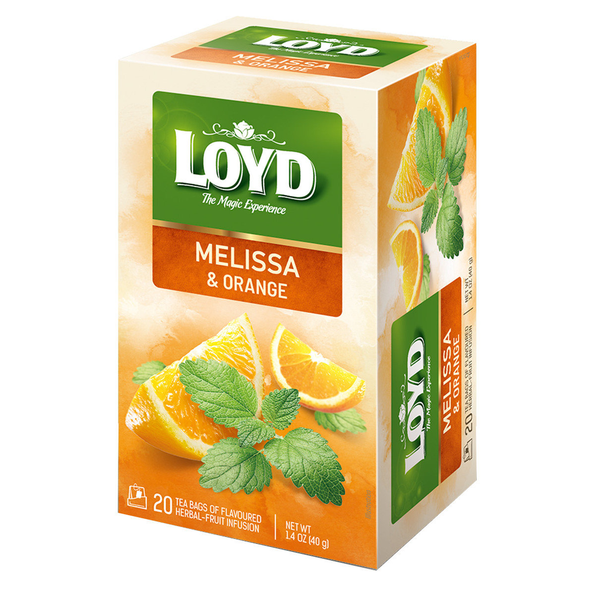 ﻿LOYD Melisa o smaku pomarańczy 20 torebek