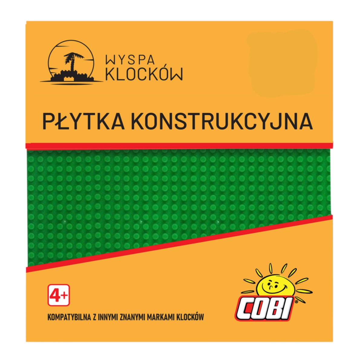 COBI PŁYTKA KONSTRUKCYJNA DO KLOCKÓW PŁYTA 16X16 ZIELONA WYSPA KLOCKOW