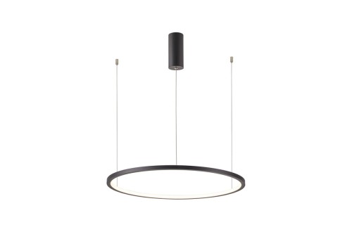 Vinola D60 lampa wisząca 1xLED/38W czarna PND-56135B-060RPP-BK-3KS4K-TRDIMM