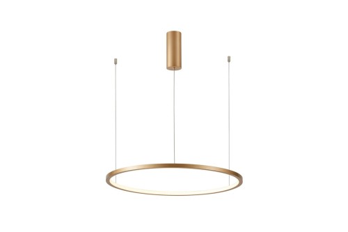 Vinola D60 lampa wisząca 1xLED/38W złota PND-56135B-060RPP-GD-3KS4K-TRDIMM