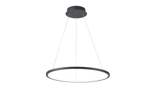 Vinola D80 lampa wisząca 1xLED/48W czarna PND-56135B-080RPC-BK-3KS4K-TRDIMM