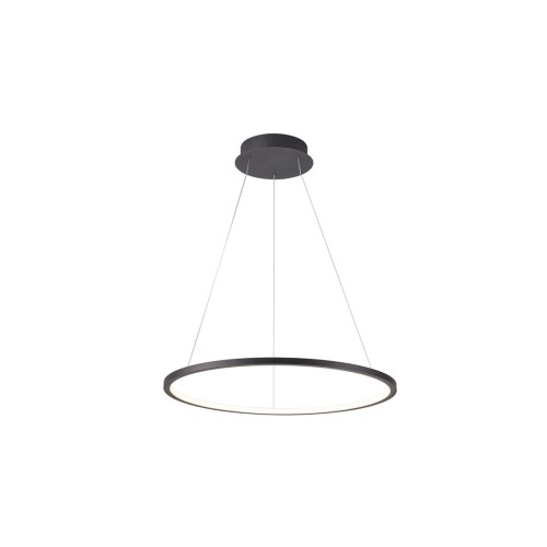 Vinola D40 lampa wisząca 1xLED/24W czarna PND-56135B-040RPC-BK-3KS4K