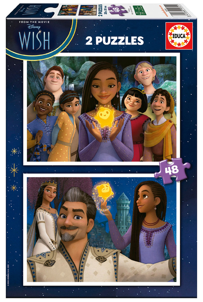 Educa, Puzzle, Życzenie, 2 X 48 El.