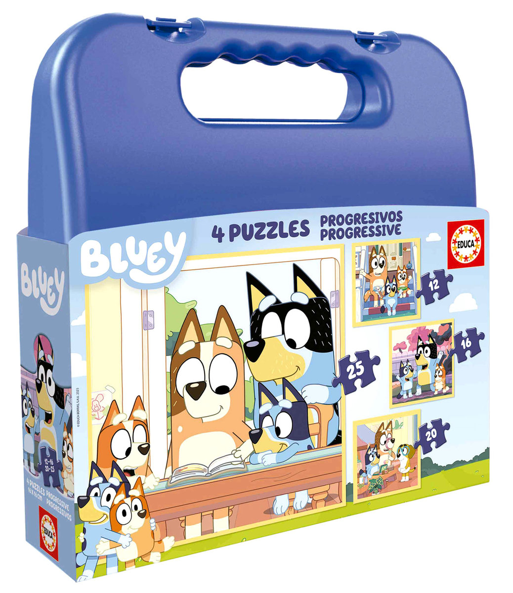 Educa, Puzzle, Blue (Walizka), 12 El. 16 El. 20 El. 25 El.