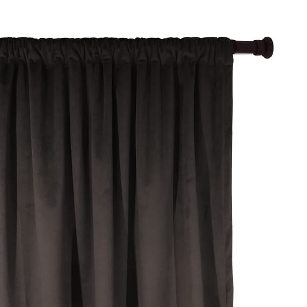 Zasłona VELVET VE2205 | brązowy 140 x 240 cm