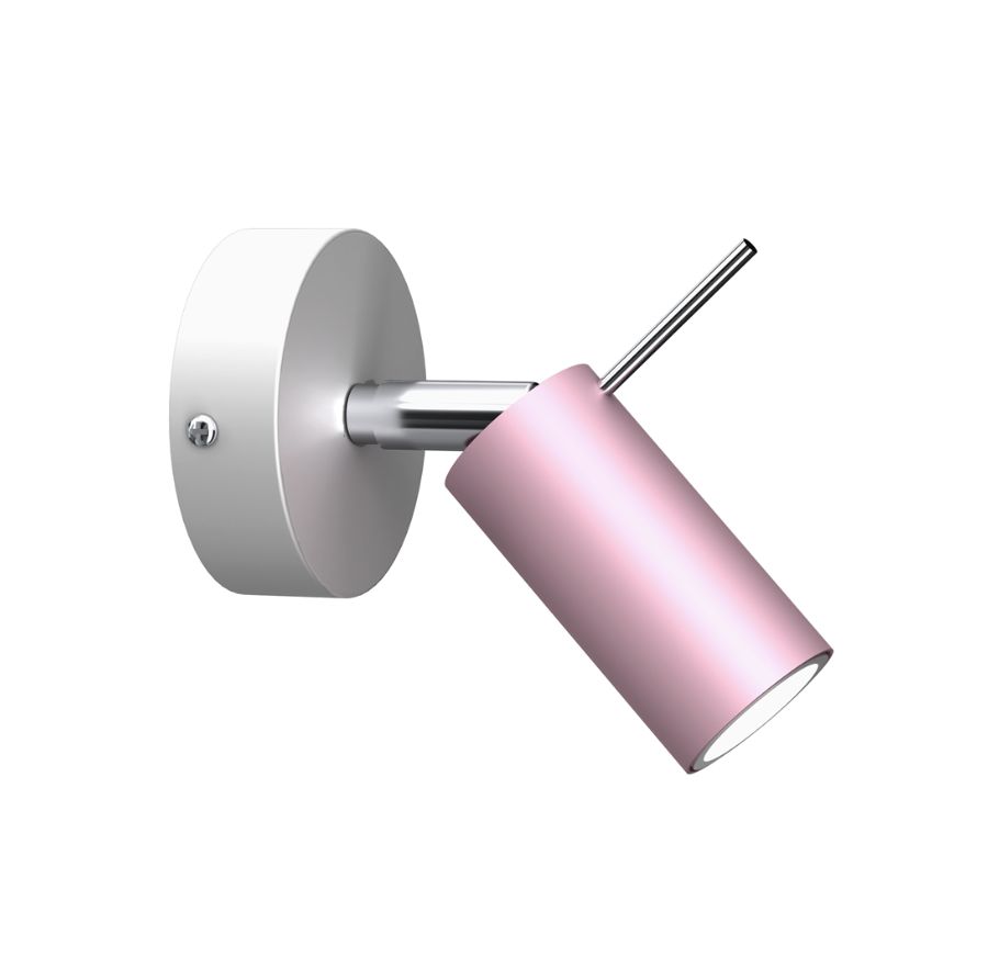 Różowy kinkiet z metalu - 4X K345 M5-C62