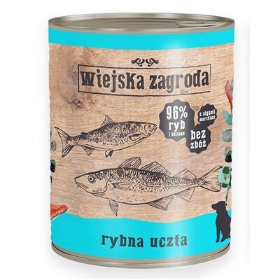 Wiejska Zagroda Wiejska Zagroda Rybna uczta Mokra Karma dla psa op 800g