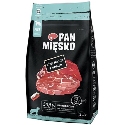 Pan Mięsko Wieprzowina z Dzikiem XL 3kg