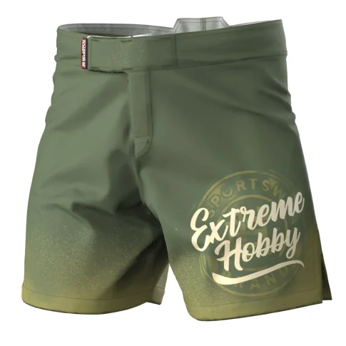 Extreme Hobby Spodenki MMA Athletic Badge Khaki