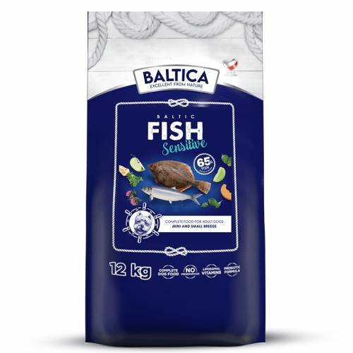 Baltica Z Rybami Bałtyckimi I Ziemniakami Dla Dorosłych Psów Małych I Miniaturowych Ras 12Kg - 12Kg
