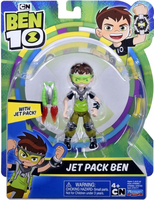 Ben 10 Ruchoma Figurka Jet Pack Ben + Plecak Epee