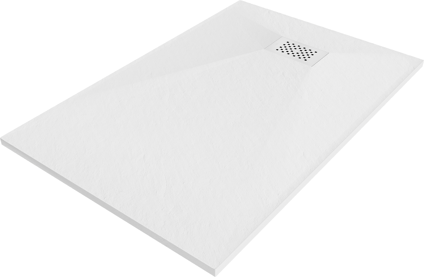 Mexen Hugo brodzik prostokątny SMC 100 x 90 cm, biały, maskownica biała - 42109010-W
