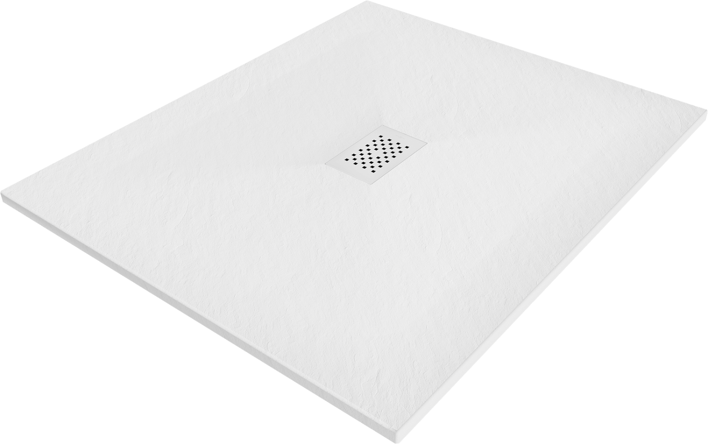 Mexen Hugo brodzik prostokątny SMC 120 x 100 cm, biały, maskownica biała - 42101012-W