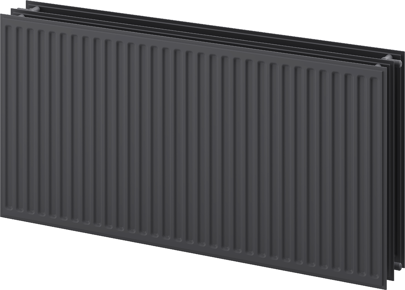 Mexen CH30 Hygiene grzejnik płytowy 500 x 2800 mm, podłączenie boczne, 3630 W, antracyt - W430H-050-280-66