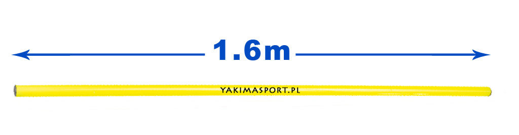 Yakimasport Laska treningowa, gimnastyczna 160 cm - niebieska