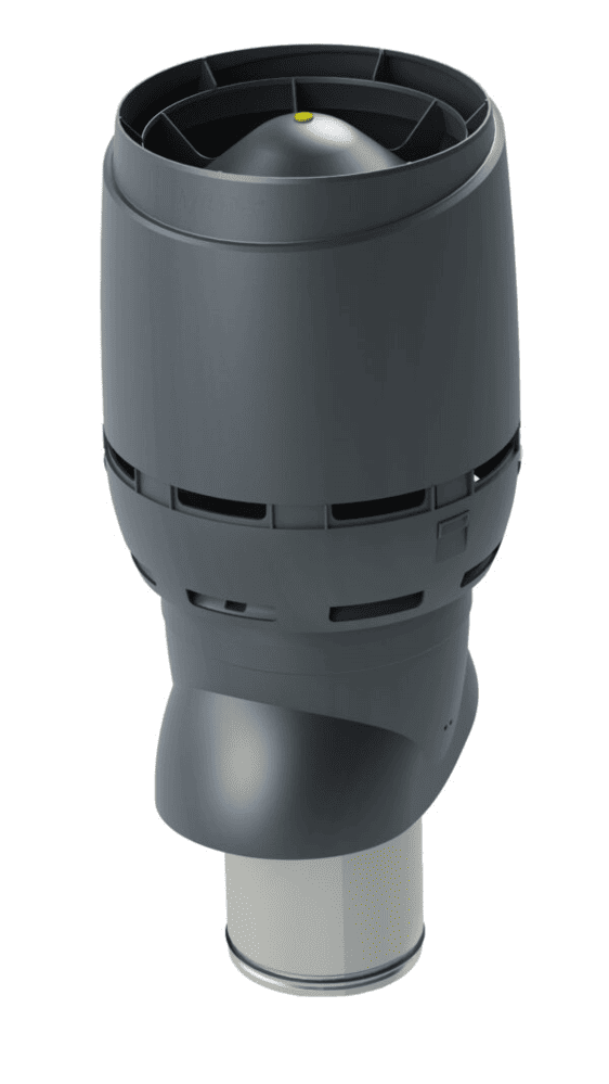 VILPE WENTYLATOR DACHOWY ECO FLOW 200P/500 Szary RR23 RAL7015 - Specjalistyczny sklep - Raty 0% - Kup z PayPo i zapłać za 30 dni