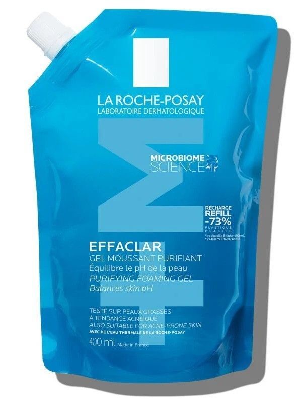 La Roche-Posay Effaclar Żel oczyszczający refill, 400 ml