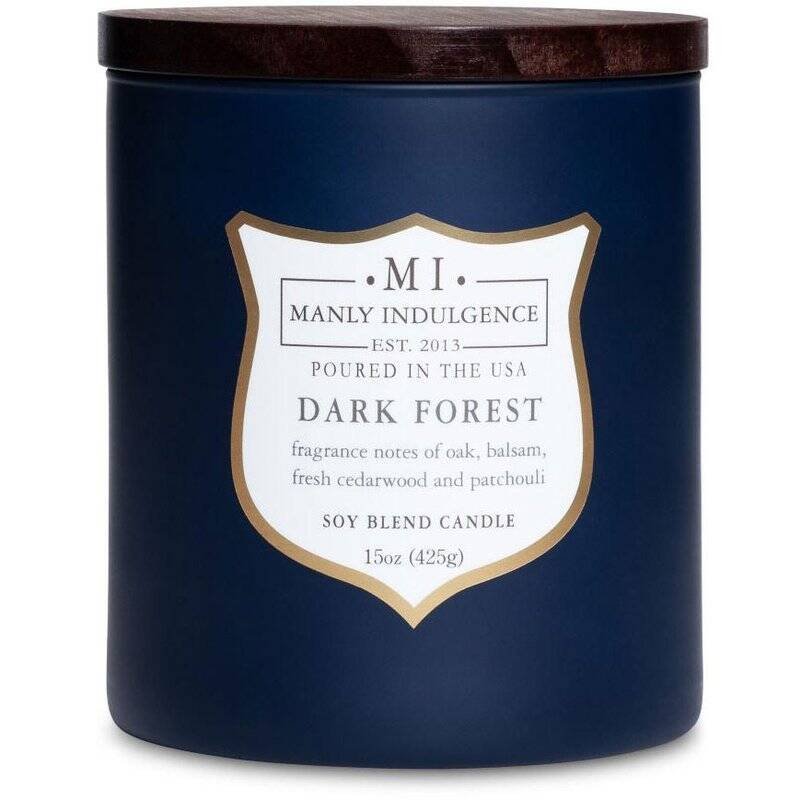 Świeca zapachowa sojowa drewniany knot w szkle Colonial Candle 425 g - Ciemny las