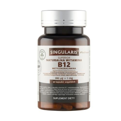 Singularis Superior, Naturalna Witamina B12, 60 Kaps.