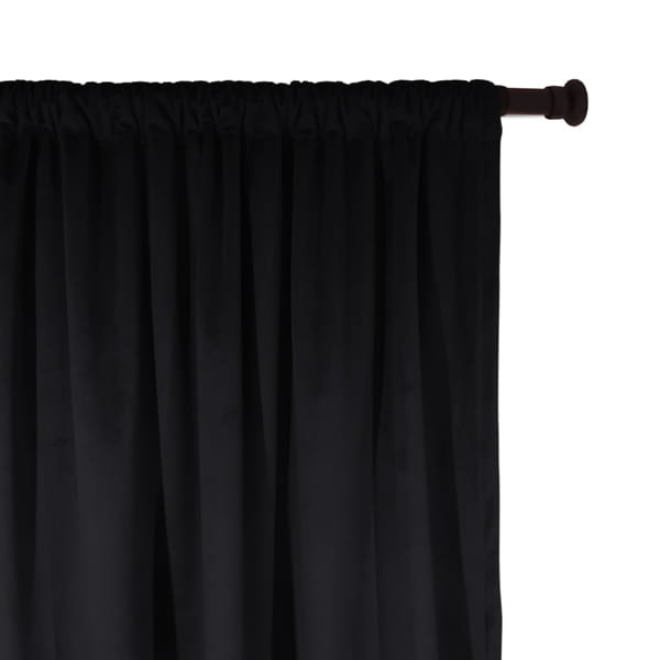 Zasłona Velvet Ve2219 | Czarny 140 X 260 Cm