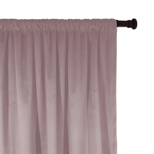 Zasłona Velvet Ve2253 | Jasny Róż 140 X 150 Cm