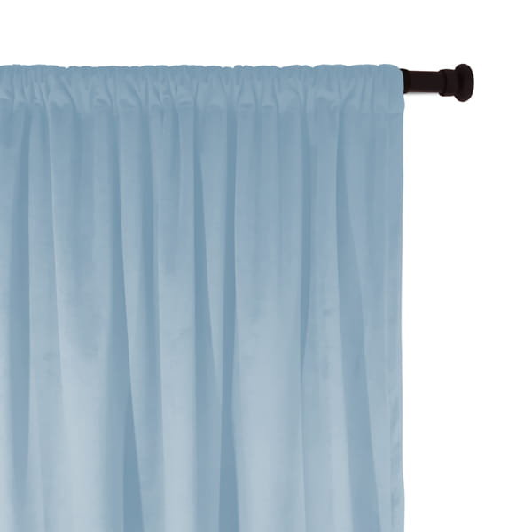 Zasłona Velvet Ve2260 | Błękitny 140 X 230 Cm