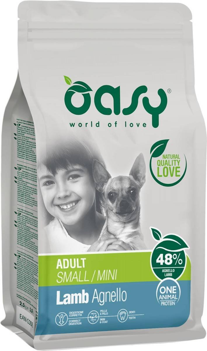 Oasy One Protein Mini Adult jagnięcina 800G