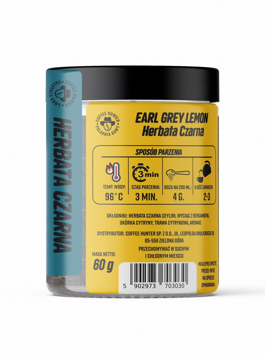 Herbata Czarna Earl Grey Lemon 60G